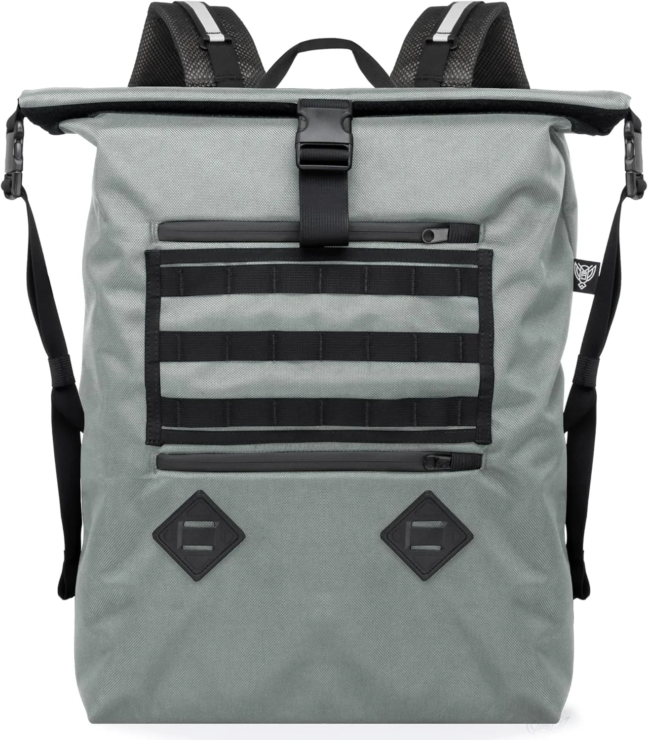 ~ AQUA RT ~ Large Water-Proof Faraday Backpack for Laptops, Tablets, and Mid-Size Electronics ~ Tracking/Hacking Defense ~ Silver