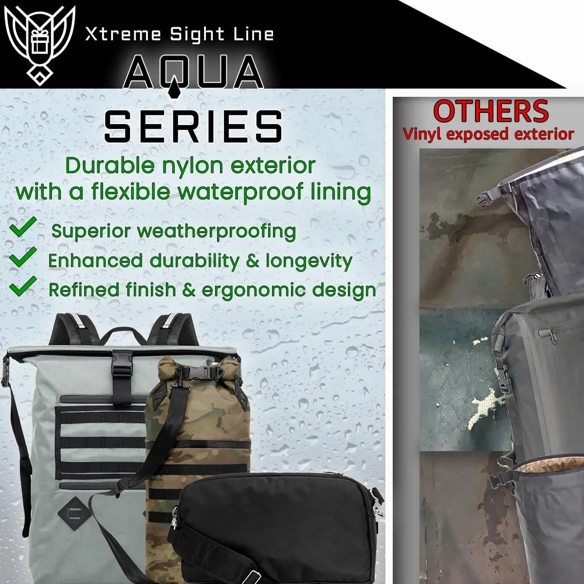 ~ AQUA RT ~ Large Water-Proof Faraday Backpack for Laptops, Tablets, and Mid-Size Electronics ~ Tracking/Hacking Defense ~ Silver