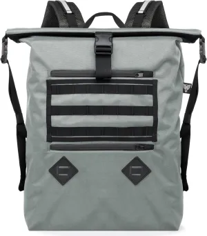 ~ AQUA RT ~ Large Water-Proof Faraday Backpack for Laptops, Tablets, and Mid-Size Electronics ~ Tracking/Hacking Defense ~ Silver