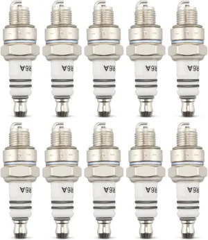 10 Pcs CMR7H 3066 Spark Plugs, Fit for Husqvarna Ryobi Stihl Efco Komatsu Zenoah Oleo Mac Redmax McCulloch Poulan Lawn Mower Trimmer Blower Chain Saw Brushcutters Etc