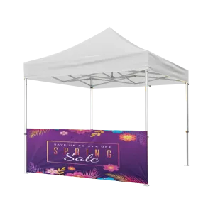 10' x 10' Printed Tent Half Walls