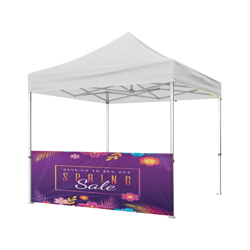 10' x 10' Printed Tent Half Walls