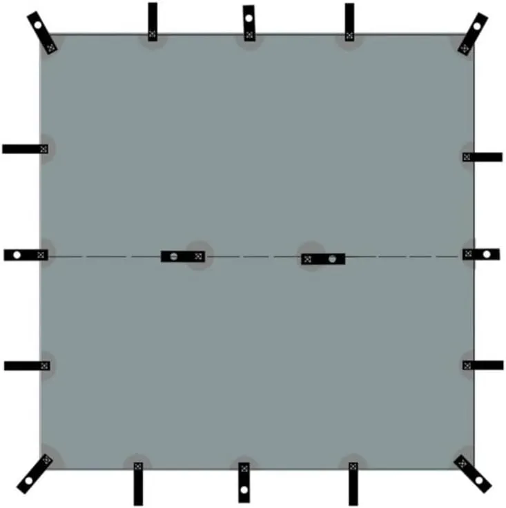15D Silicon-Coated Nylon Canopy Tent Sun Shelter Tarp Tent 10x13ft 10x10ft (10 x 13ft)