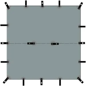 15D Silicon-Coated Nylon Canopy Tent Sun Shelter Tarp Tent 10x13ft 10x10ft (10 x 13ft)