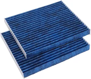 2-Pack HEPA Cabin Air Filter Fits for Ram 1500 Patriot Journey Avenger Compass Caliber Sebring Activated Carbon Cabin Filter Replacement CF10729 05058381AA Car Accessories