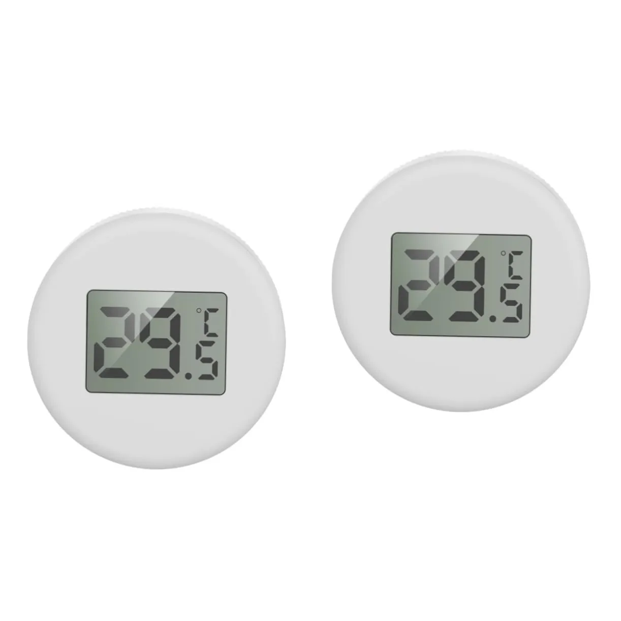 2 Pcs Aquarium Fish Tank Digital Submersible with Large Display and Suction Cup for Freshwater Saltwater Tanks