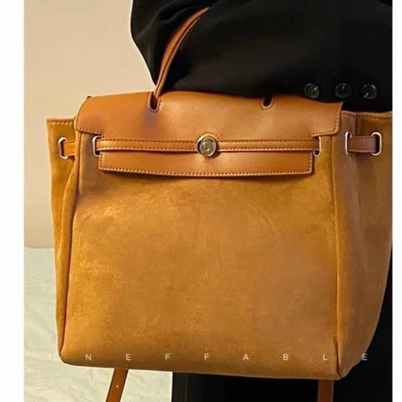 #209 High Capacity Leather Splitting Backpack