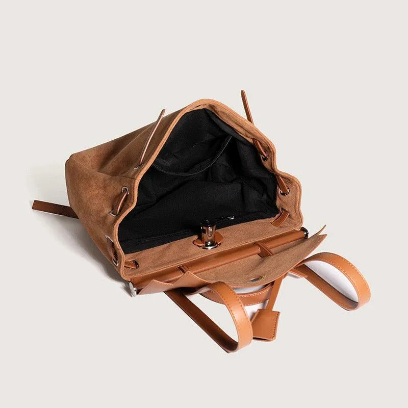 #209 High Capacity Leather Splitting Backpack