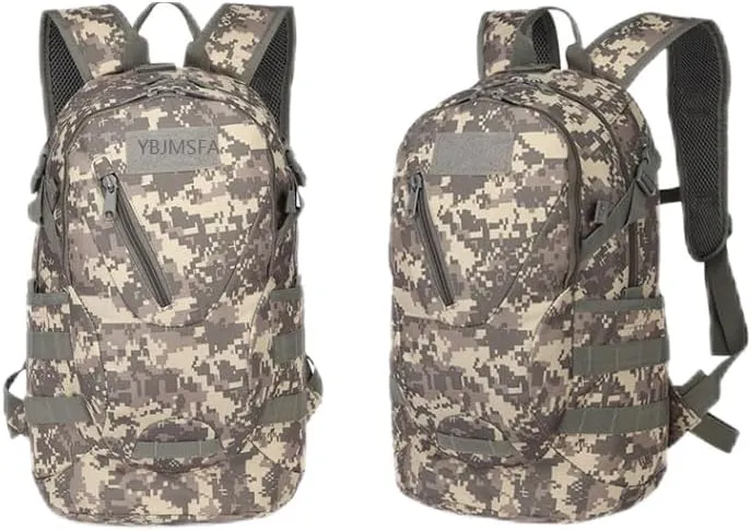 20L Tactical Multifunctional Backpack， Camping Hunting Mountaineeringand Outdoor Travel Tactical MOLLEBackpacks