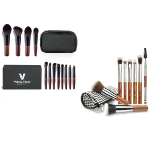 20Pcs Makeup Brush Set for Foundation Powder Eyebrow Concealers Eye Shadows, 8 Pcs Travel Size Makeup Brushes