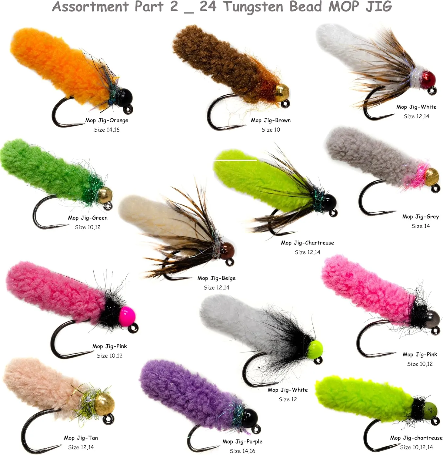 24/36/50/66 Premium Hand Tied Fly Fishing Flies Assortment | Waterproof Fly Boxes | Dry, Wet, Nymphs, Streamers, Wooly Buggers, Terrestrials | Trout, Bass Lure Set, Kit, Gift