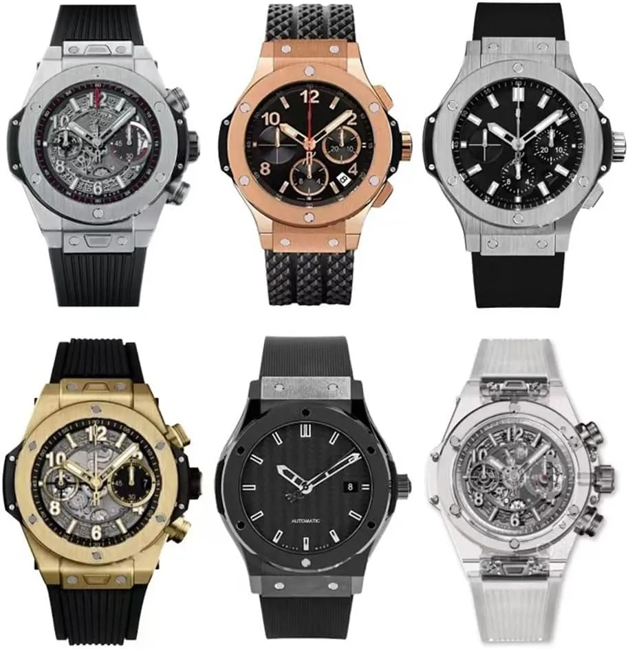 25mm Big Bang Replacement Band Compatible with Hublot Big Bang Watch Strap Sports Waterproof Rubber Watch Accessories