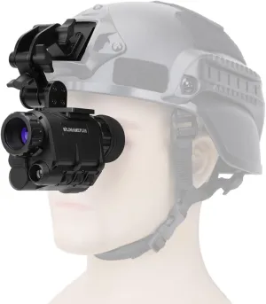 2K 40HZ HD Head Mounted Helmet Night Vision Goggles,984ft Observation Distance WiFi/App Remote Control Waterproof 64GB Storage NVG Monocular with Mount Bracket NVG30