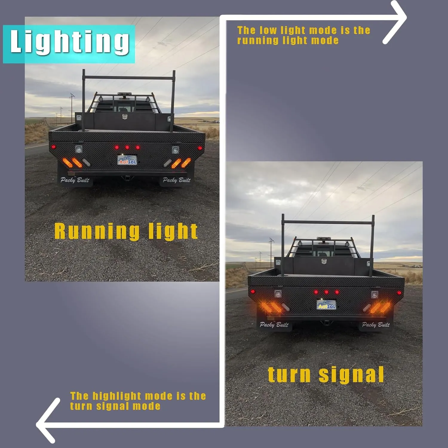 2pc 6" Oval LED Trailer Lights Kit w/Grommets Plugs Bright & Waterproof Stop Brake Turn Tail Light for Boat RV Pickup Truck-Amber