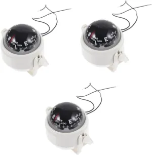 2pcs Compass Car Boat Ball Compass Small Boat Compass Vehicle Navigation Car Dash Compass Car Compass