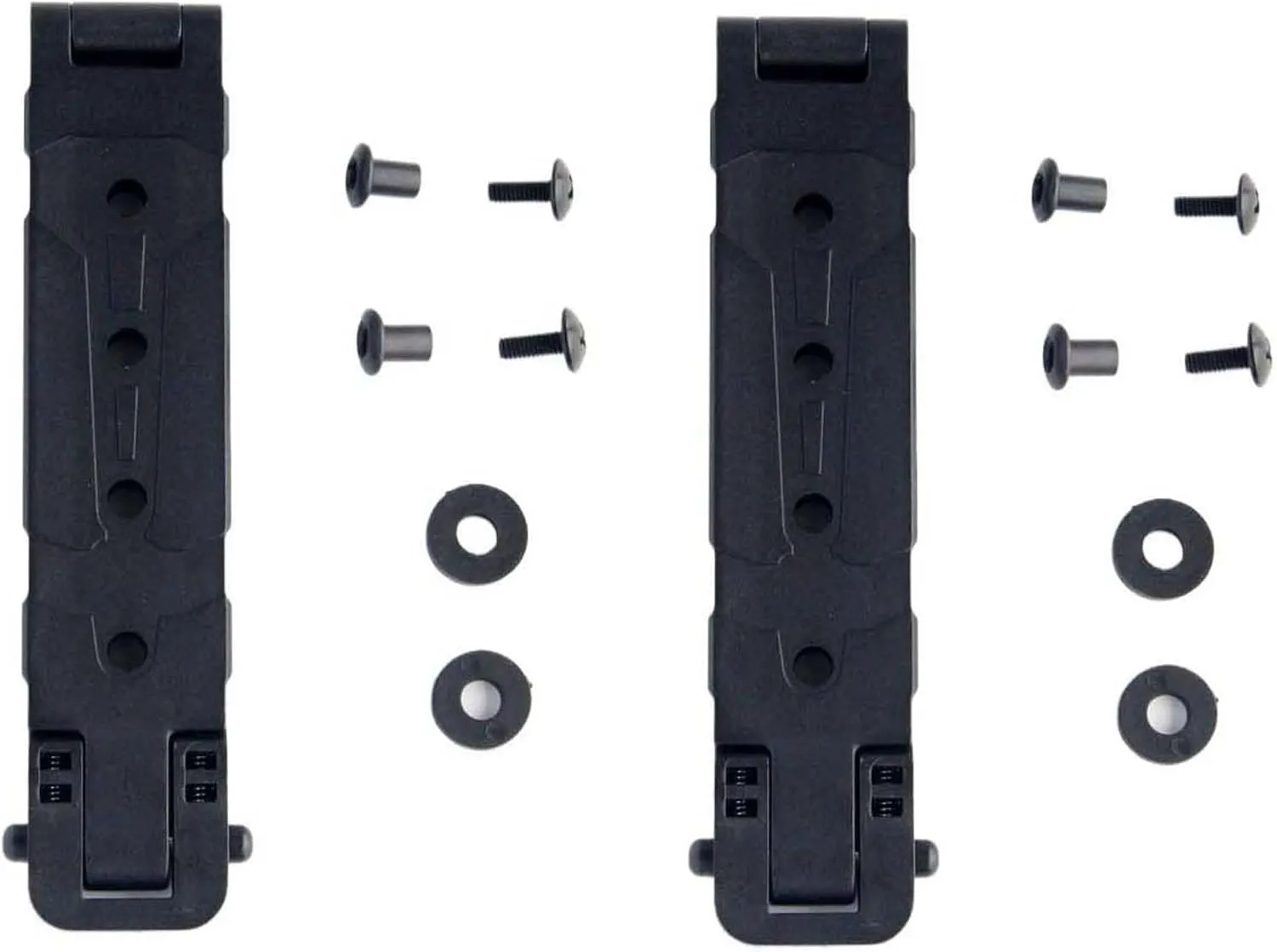 2PCS Molle Style Nylon Deep Carry Pocket Clip Replacements with 4 Sets Screws Fit for Kydex Sheath Knife Case