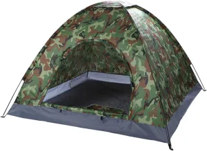 3 to 4 People Dome Camping Tent Camouflage