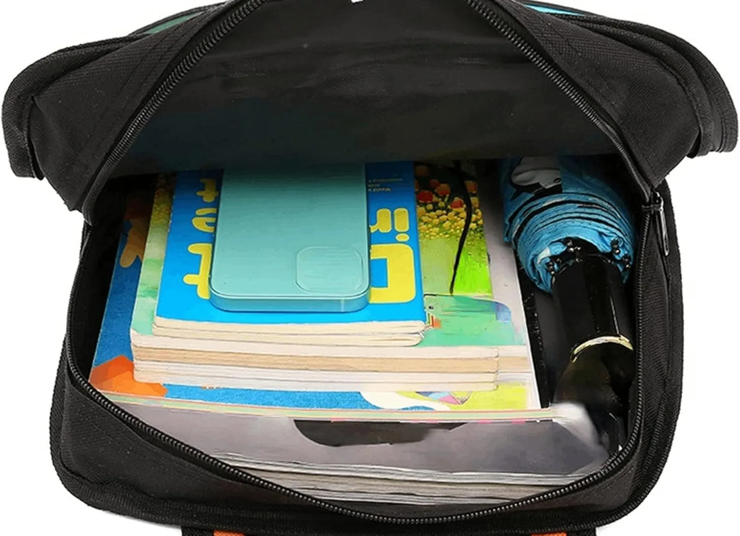 3D Jump Style Kawaii Backpack Sketch Cute Cartoon 2D Drawing from Comic Paper Anime Bookbag School Supplies Fun Daypack (Light Blue)