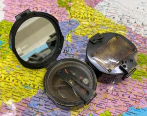 3" Marine Two Ton Compass Brass Mining Compasses Brass Pocket Compass Antique Compass Outdoor Navigation Gifts for Adults