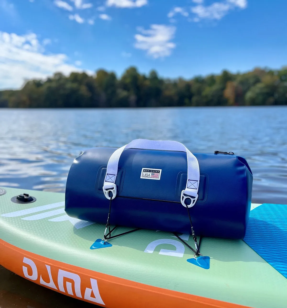 40L Allatoona Waterproof Duffel - Navy   FREE Compass