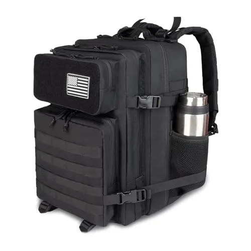 45L Large Tactical Military Backpack for Women & Men,Assault Pack Army