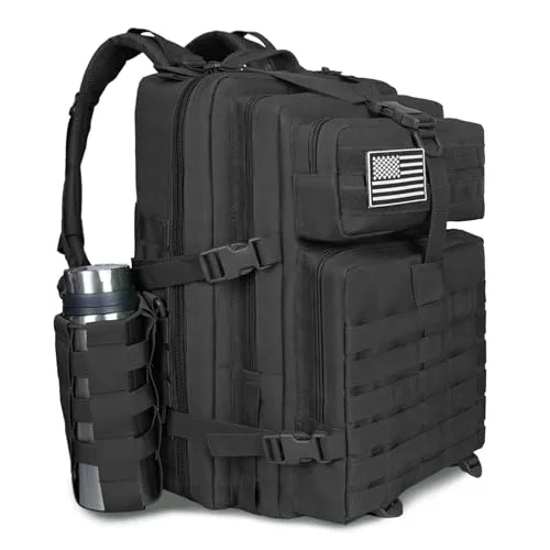 45L Large Tactical Military Backpack for Women & Men,Assault Pack Army