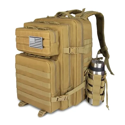 45L Large Tactical Military Backpack for Women & Men,Assault Pack Army