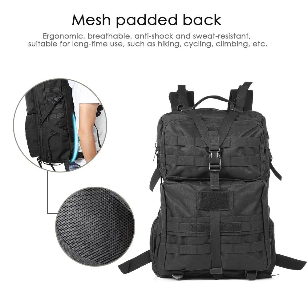 45L Military Tactical Backpack (WATER RESISTANT)