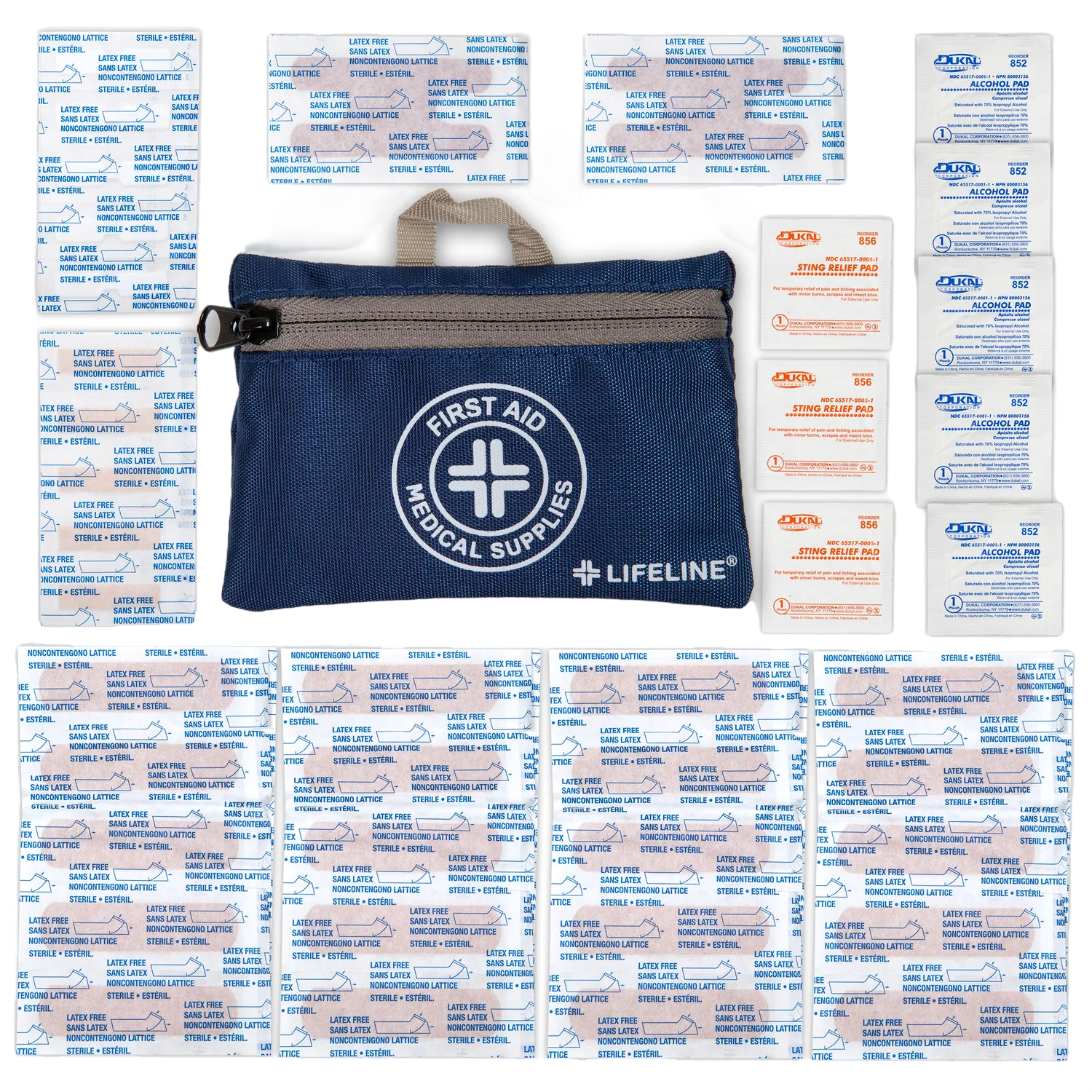 50 PIECE ESSENTIAL FIRST AID KIT