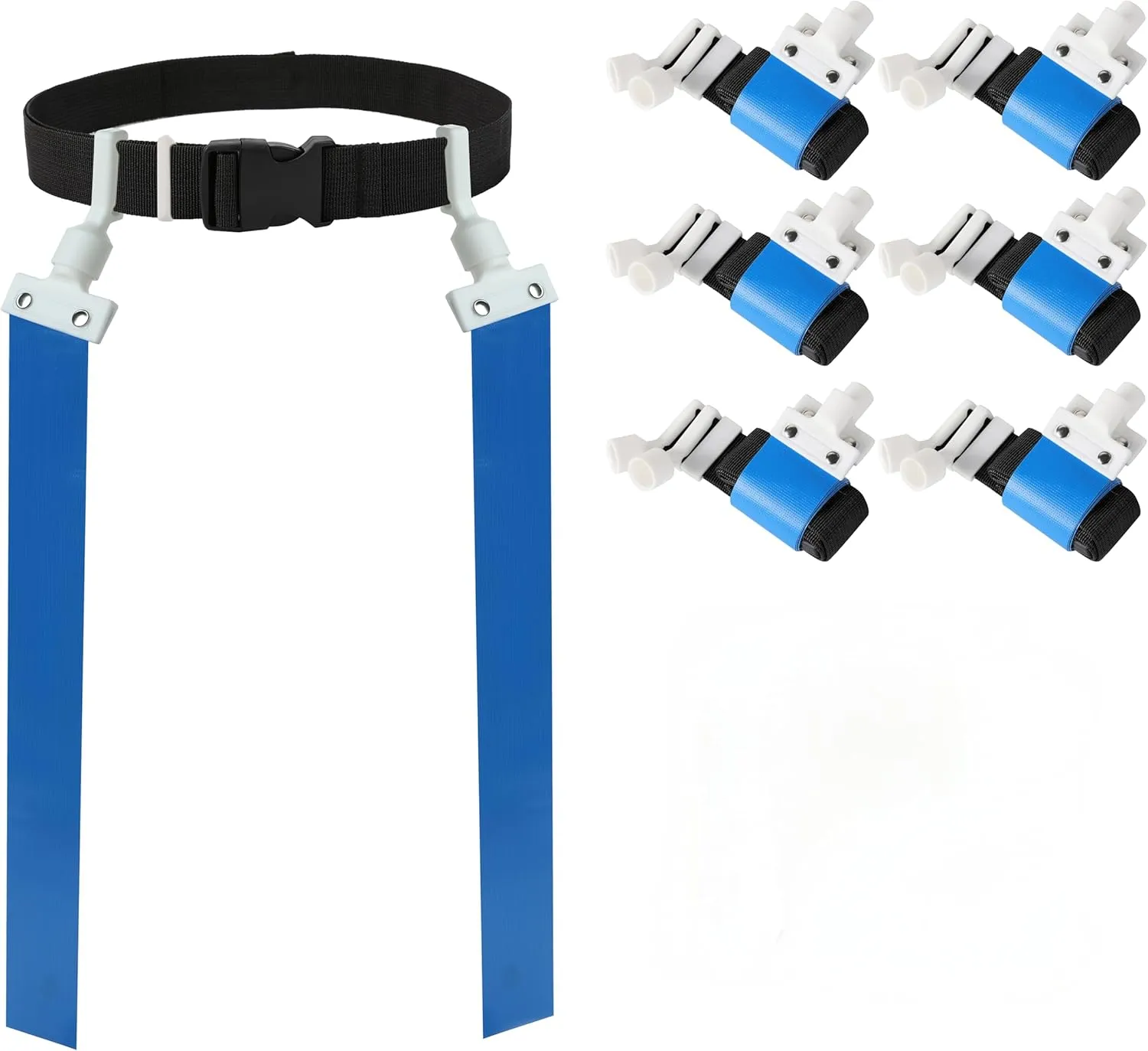 6 Player Pop Flag Football Set-Complete w/Flags, Belts and carry Backpack