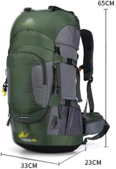 60L Outdoor Hiking Backpack Rucksack Travel Mountaineering Bag Hiking Camping Backpack(C)
