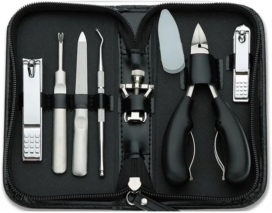 7 Pieces Stainless Steel Manicure Kit Mens Accessories Personal Care Set Manicure Professional Manicure Pedicure Set Manicure Setmanicure Set for Home, Workpl,