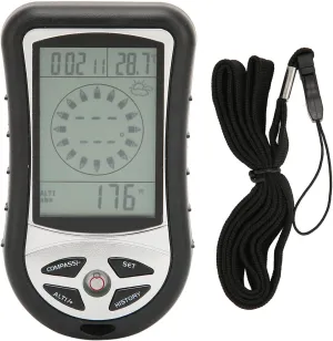 8 in 1 Multi Functional Digital Compass Altimeterometer Calendar Thermometer for Outdoor
