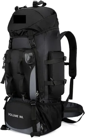 90L Hiking Camping Backpack Trekking Bag Rucksack Large Capacity Travel Outdoor Sports Bags Camping Equipment Men(1PCS)