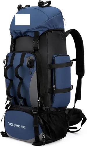90L Hiking Camping Backpack Trekking Bag Rucksack Large Capacity Travel Outdoor Sports Bags Camping Equipment Men(8)