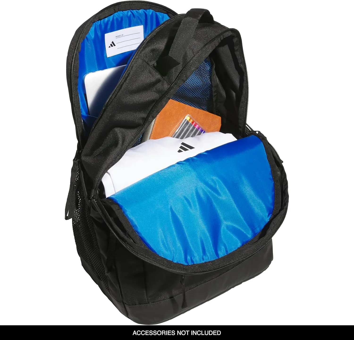 adidas Adaptive Backpack Large Features for Independent Dressing and Ease of use, Black, One Size