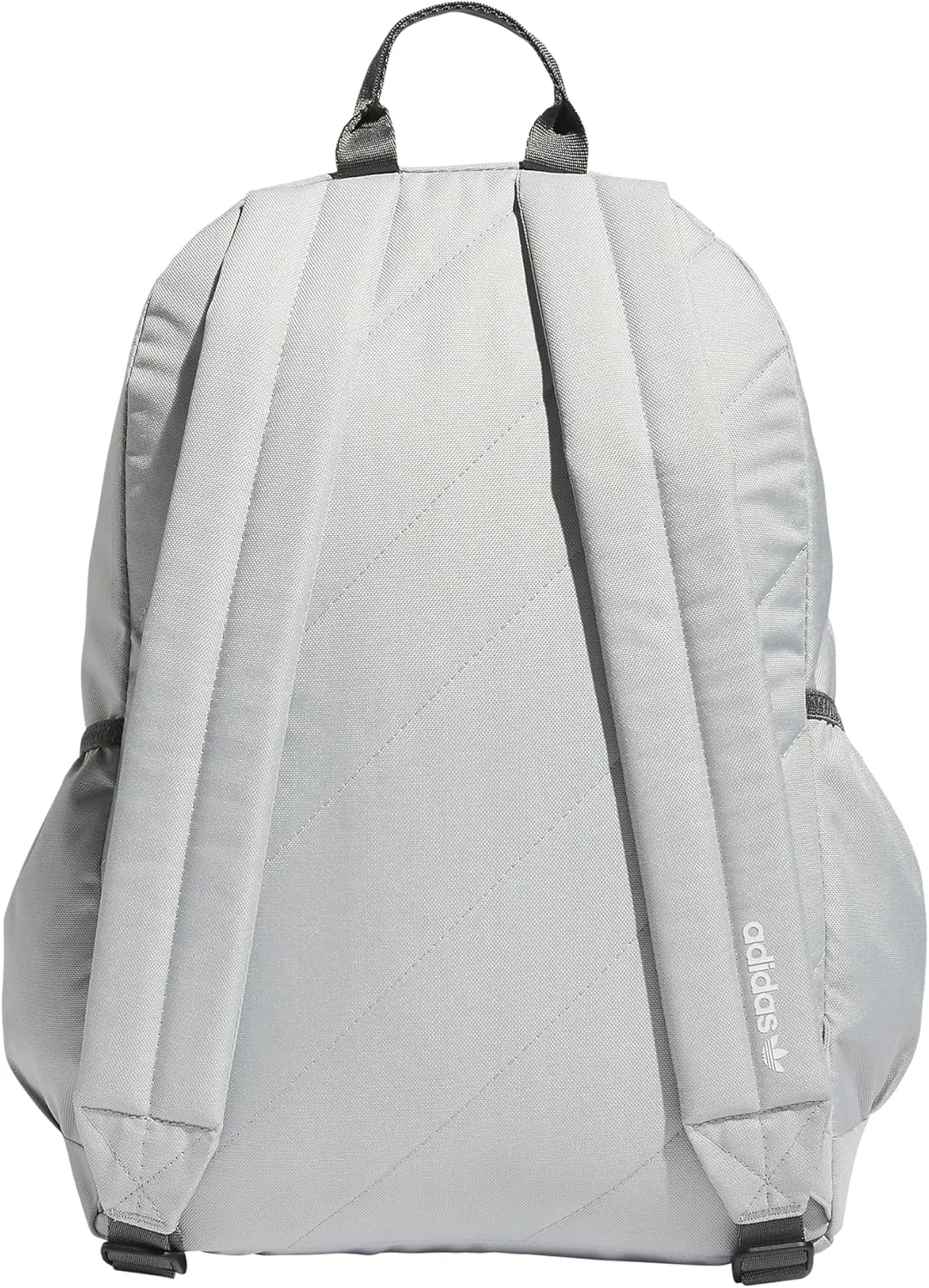 adidas Originals Trefoil 3.0 Backpack, Stone Grey/Lucid Lime Green/Grey Six, One Size