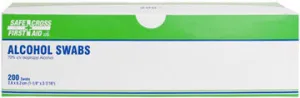 Alcohol Antiseptic Swabs, 200/Box