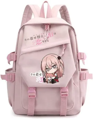 Anime My Dress Up Darling Marin Kitagawa dokidoki Backpack Cosplay Kawaii Backpack For Teens (11)