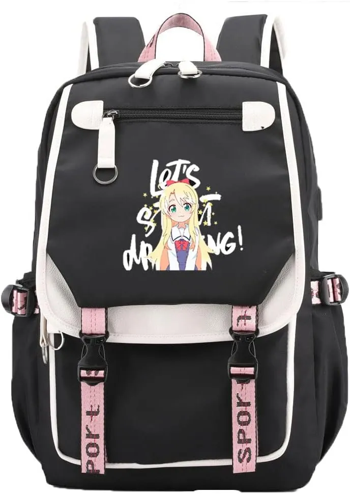 Anime Watashi ni Tenshi ga Maiorita! Backpack Cosplay Mochila Rucksack Backpack (5)