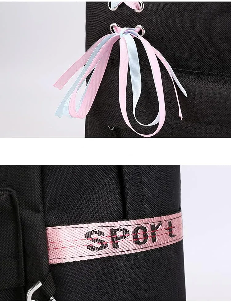 Anime Watashi ni Tenshi ga Maiorita! Backpack Cosplay Mochila Rucksack Ribbon Backpack (7)