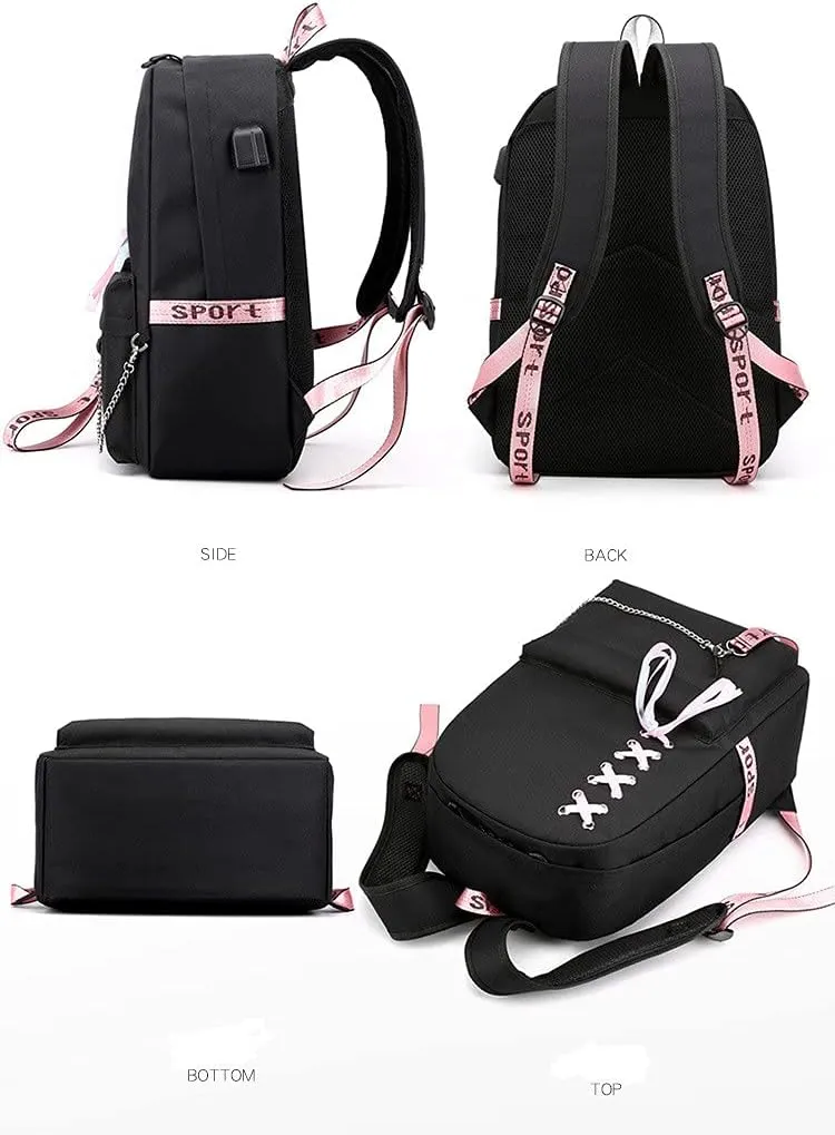 Anime Watashi ni Tenshi ga Maiorita! Backpack Cosplay Mochila Rucksack Ribbon Backpack (7)