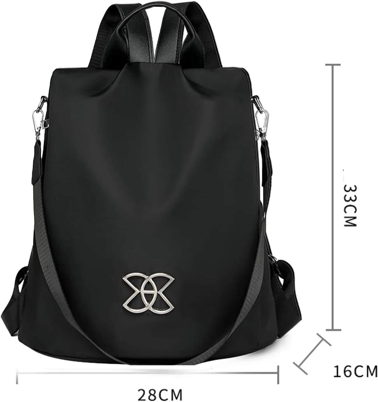 Anti-Theft Large Capacity Backpack, Women Large Capacity Travel Backpack, Leisure Shoulder Bag, For all Occasions (Brown)
