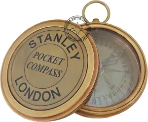 Antique 2 Inch Sundial Compass for Outdoor Activities Camping Hiking (XCDE)