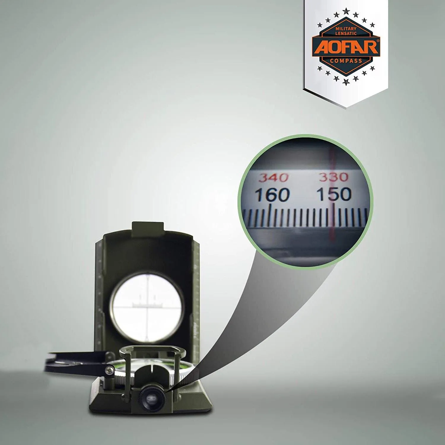 AOFAR Military Compass AF-4074