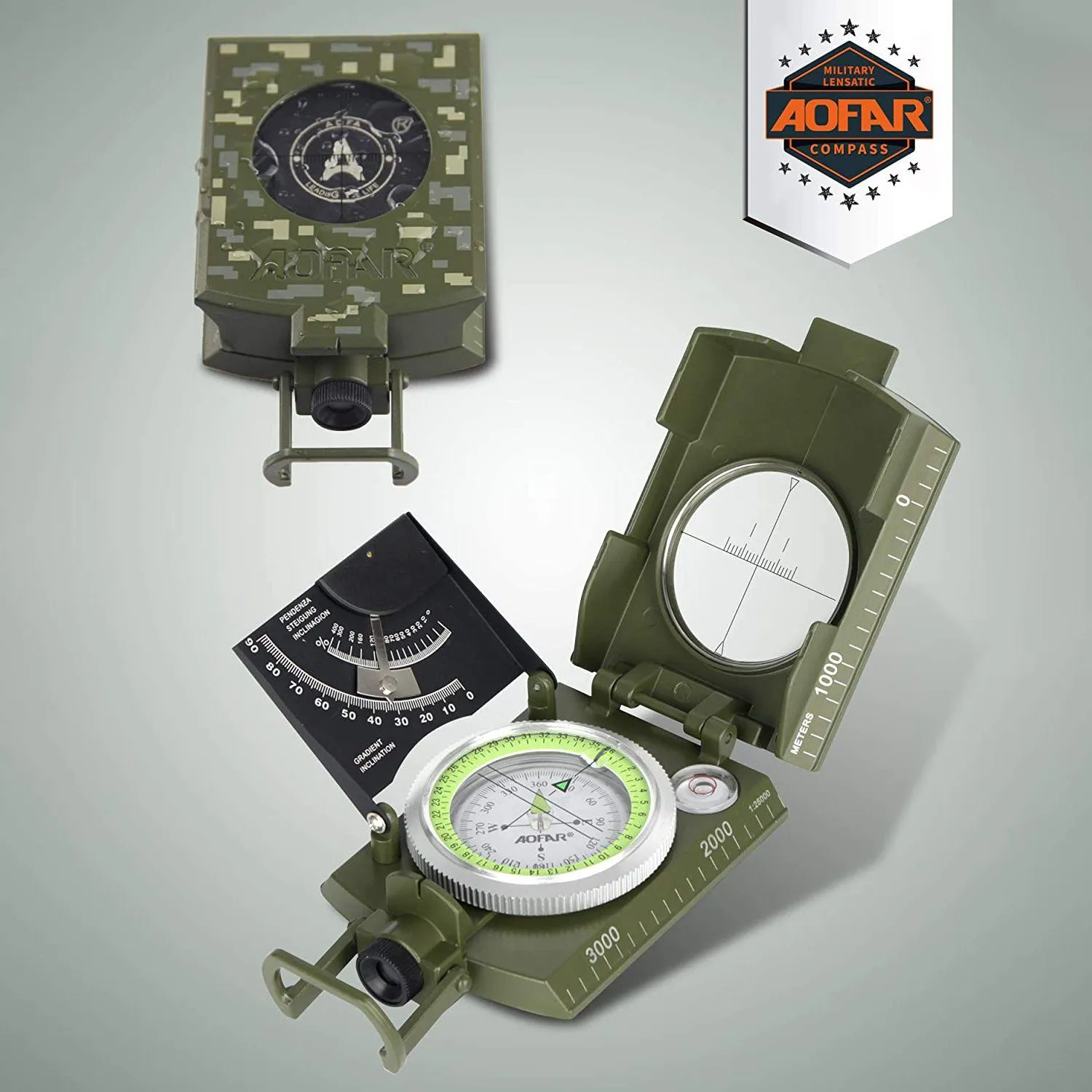 AOFAR Military Compass AF-4074