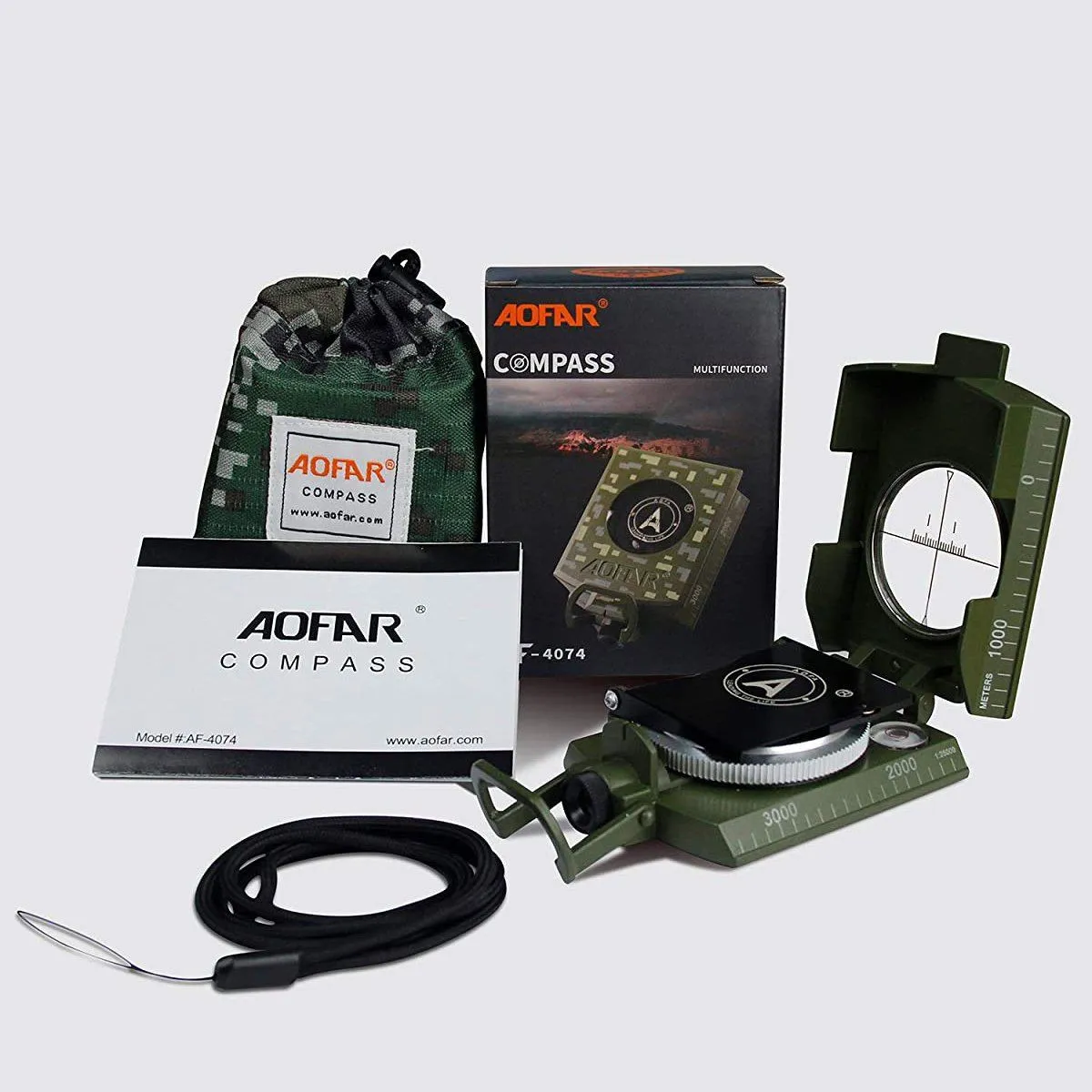 AOFAR Military Compass AF-4074