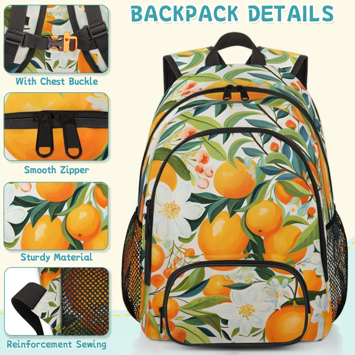 Autumn Farm Pumpkin Carry on Travel Backpack for Women Men Water resistant Lightweight Rucksack Backpack for Weekender Casual Work Hiking Thanksgiving Autumn