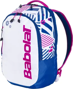Babolat Jr Tennis Backpack (White/Blue/Pink)