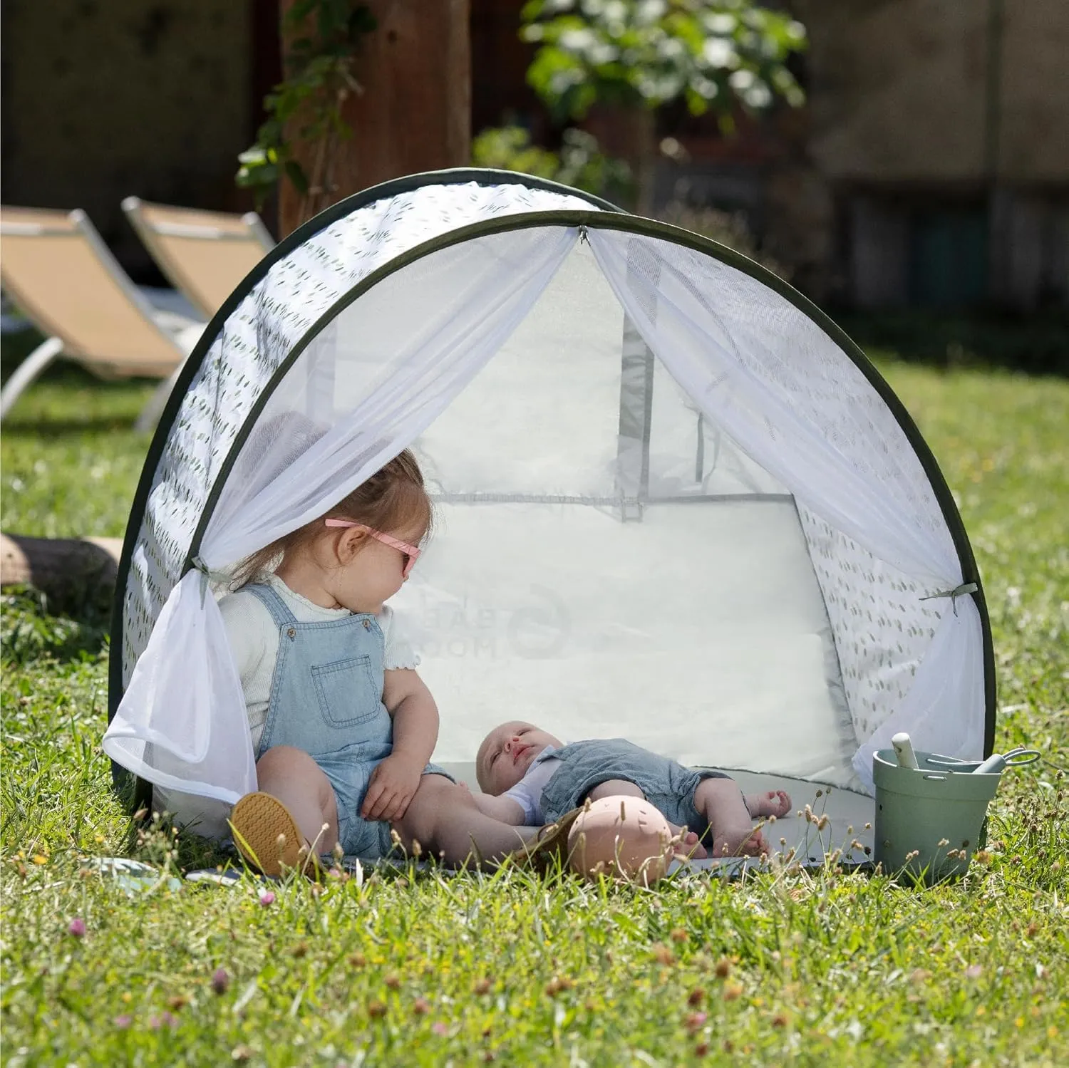 Babymoov Anti-UV Provence Tent UPF 50  Sun Protection with Pop Up System for Easy Use & Transport (Summer 2024 Edition)